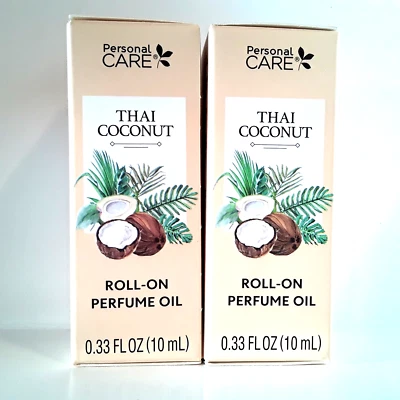 Thia Coconut  Roll On Perfume Oil- Lot of 2 Bottles- A Soft Feminine Fragance - Image 1 of 4