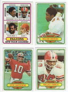 1980 Topps Football Atlanta Falcons Complete Team Set of 11 - A - Picture 1 of 2