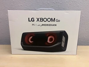 LG XBOOM Go P5 Portable Wireless Bluetooth Outdoor/Party Speaker - Black Medium - Picture 1 of 6