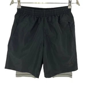 Adidas Climalite Boys Grey Run Athletic Shorts Size 11 -12 Years - Picture 1 of 7