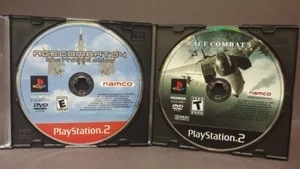 Ace Combat 4 + 5 Skies War  - Playstation 2 PS2 Game Lot Tested Working  - Picture 1 of 1