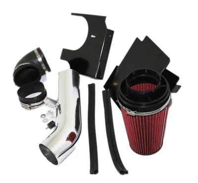 Kit de admisión de aire frío ROJO + protector térmico apto para 99-06 GMC Sierra 1500 2500 1500HD 2500HD Foto 1 de 4