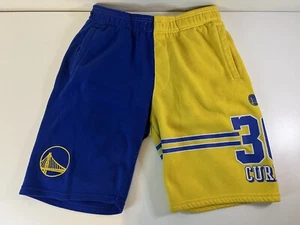 Golden State Warriors Basketball Shorts Stephen Curry #30 Blue Yellow Size Med - Picture 1 of 8