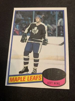 1980-81 Topps Hockey Card #118 Dan Maloney Toronto Maple Leafs NmMt Free Ship! - Image 1 of 2