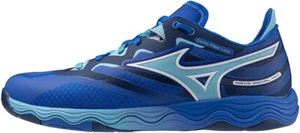 MIZUNO Table Tennis Shoes WAVE MEDAL NEO 81GA2325 Blue US9(27cm) - Picture 1 of 5