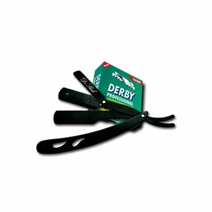 Juego de cuchillas de afeitar de regalo +100DERBY cuchillas de afeitar afeitadora afeitado  - Imagen 1 de 5