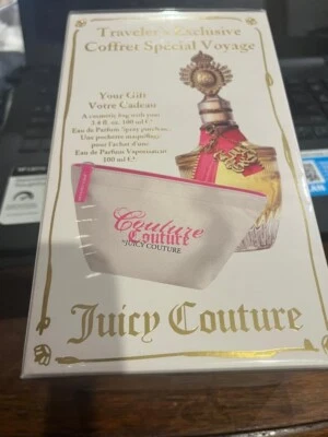 COUTURE by Juicy COUTURE 2 PCS SET FOR WOMEN 3.4 EDP + COSMETIC BAG (TRAVEL ) - Image 1 of 2