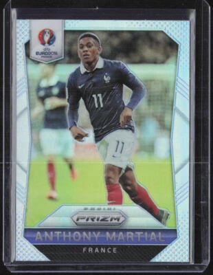 2016 Panini Prizm UEFA Euro #10 Anthony Martial Silver Prizms - Image 1 of 2