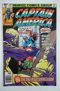 CAPITÁN AMÉRICA #245 "¡La conexión Calipso!" Quiosco Marvel Comics 1980 - Imagen 1 de 10