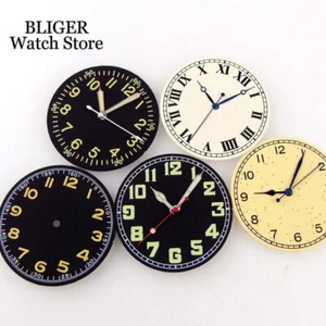33.5mm Vintage Roman Numerals Watch Dial Fit NH35 NH36 2824 PT5000 Movement - Picture 1 of 47