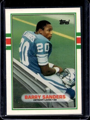 Topps Traded Barry Sanders Rookie RC #83T Lions 1989 Foto 1 de 2