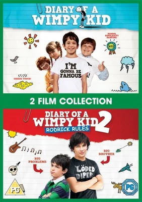 Diary of a Wimpy Kid 1 and 2 (DVD) Peyton List Zachary Gordon Rachael Harris - Image 1 of 2
