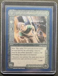 Mint Rare Thief Middle Earth CCG Karte NM Unlimited Ultra Zustand �� - Bild 1 von 2