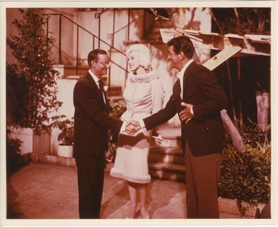 Somethings Got To Give 1962 Marilyn Monroe Dean Martin foto vintage a color 8x10 Foto 1 de 2