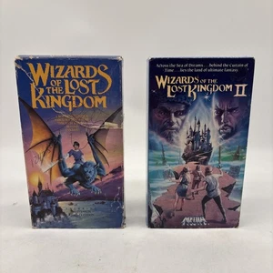 Vintage Wizards Of The Lost Kingdom I & II VHS Lot! - Imagen 1 de 18