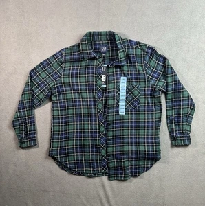 NWT Gap Women's Long Sleeve Relaxed Fit Flannel Plaid Large - Picture 1 of 6