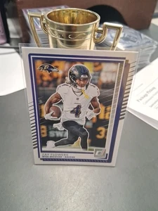 2024 Panini Donruss - Zay Flowers #165 Baltimore Ravens Football Base Card Mint - Picture 1 of 2