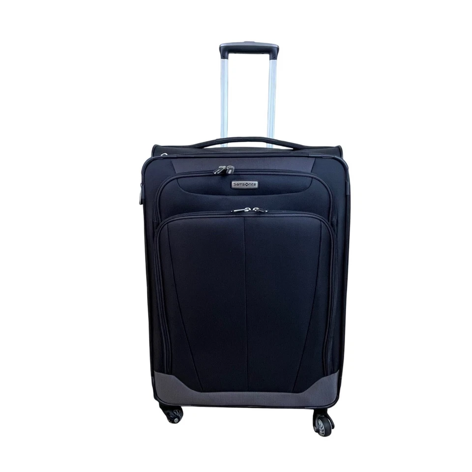 Samsonite Black Nylon Spinner 4-Wheel Expandable Telescopic Handle Luggage - Image 1 of 4