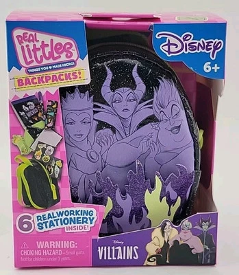Nueva Mini Mochila Real Littles Disney Villains + 6 Sorpresas Estacionarias! Foto 1 de 4
