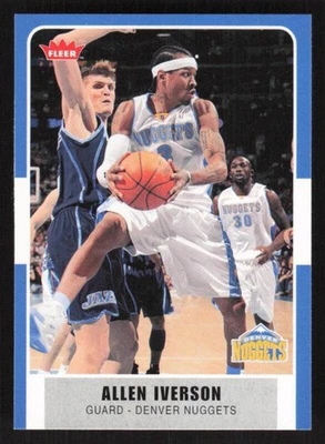 2007 FLEER ALLEN IVERSON 161 MINT BASKETBALL DENVER NUGGETS - Image 1 of 2