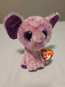 Ty Beanie Boos Eva el Elefante 2022 con Etiquetas Cumpleaños 6 de Agosto - Imagen 1 de 11