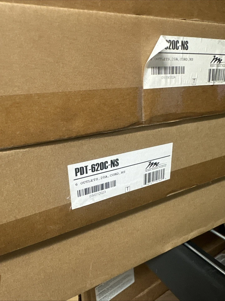 Middle Atlantic PDT-620C-NS 6 Outlet, 20A, Cord, NS - Image 1 of 1