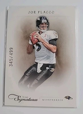 2012 Panini Football - Prime Signatures #95 Joe Flacco  ***/499 - Image 1 of 2