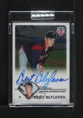 2003 Topps Retired Signature Edition Auto Bert Blyleven #TA-BB Auto HOF - Image 1 of 2