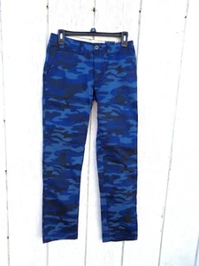 NEW Gap Kids Camo Jeans Pants Boys Girls SZ 16 Regular Adjustable waist - Picture 1 of 5