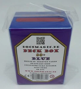 Docsmagic.de Deck Box Blue + Card Divider - Kartenbox Blau - PKM - YGO MTG - Bild 1 von 5