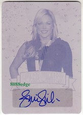 2014 POP CENTURY PRINT PLATE AUTO: JENNIE FINCH #1/1 OF AWARD WINNER AUTOGRAPH