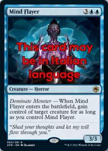 MTG MIND FLAYER FOIL EXC - MIND FLAYER - AFR - MAGIC - Bild 1 von 1