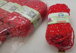 wolle stricken garn Knäuel  dick rot NS4 600gr. 540m häkeln Garnknäuel effekt k2 - Bild 1 von 6