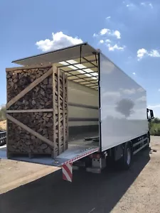 Buchenholz Brennholz Feuerholz Kaminholz 950kg Vorgetrocknet 33cm/1,8RM/Ofen✅ - Bild 1 von 5