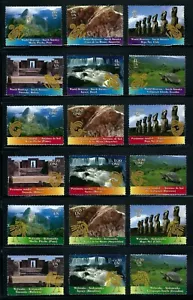 UNITED NATIONS NEW YORK, SCOTT # 943, SET 18 MNH SOUTH AMERICA 2007 FROM BOOKLET - Picture 1 of 4