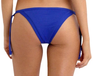 NEW & TAG Seafolly Brazilian Tie Side bottoms Blue RP $70 Sz 8 10 12 FREE POST - Picture 1 of 2