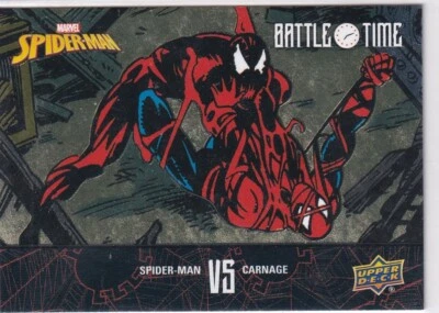 Upper Deck 2023 Marvel Spider-Man No. BT-10 Spider-Man vs Carnage