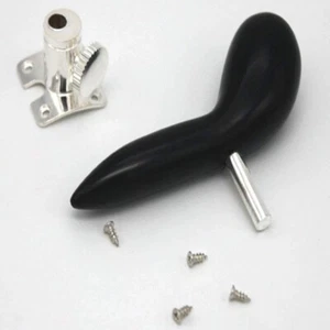 2 Sets Bassoon Hand Holder Saddle Rest With Silver Plated Base Screws Bakelite - Picture 1 of 5