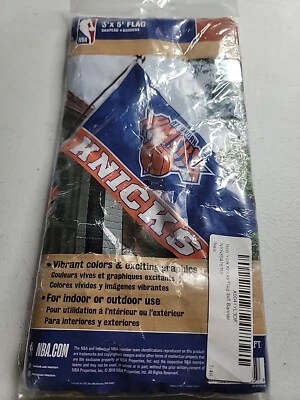 NEW YORK KNICKS 3×5 Grommet  Flag, New Sealed In Plastic Sleeve T9 - Image 1 of 4
