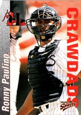 2000 Multi-Ad Hickory Crawdads Ronny Paulino #22 Hickory Crawdads Baseball Card