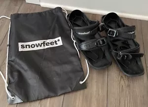 Snowfeet Basic Mini Short Ski Skates for Snow Skis - One Size Fits All - Picture 1 of 5