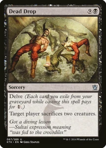 4 Dead Drop 4x x4 - NM - Khans of Tarkir - SPARROW MAGIC - Picture 1 of 1