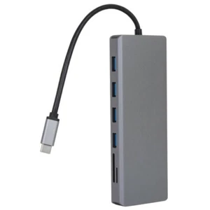 USB C Hub 13-in-1 Docking Station 4K HDMI VGA Ethernet PD 100W SD TF Audio - Picture 1 of 8
