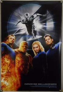FANTASTIC FOUR SILVER SURFER DS ROLLED ORIGINAL ONE SHEET MOVIE POSTER (2007) - Picture 1 of 1