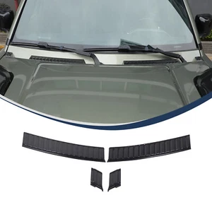 Dry Carbon Front Windshield Rain Gutter Cover Trim For Land Rover Defender 2020+ - Picture 1 of 12