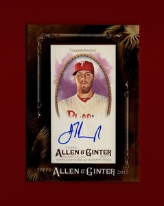 2017 Topps Allen & Ginter Mini Framed Auto Jake Thompson RC 'PHILLIES' #MA-JTH - Picture 1 of 1