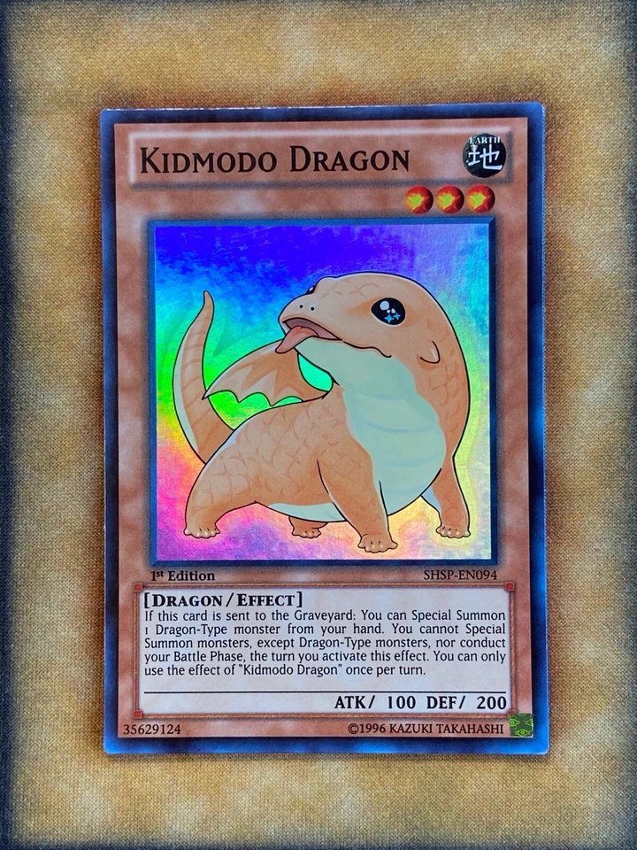 Yugioh Kidmodo Dragon SHSP-EN094 Super Rare 1st Ed NM - Image 1 of 1