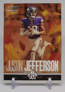 Justin Jefferson Men of Autumn Insert #11 2023 Score Football MN Vikings WR - Picture 1 of 2