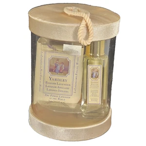 Yardley English Lavender Bath and Body Gift Set Soap and Cologne Spray 1 Fl Oz - Picture 1 of 8
