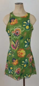 Vintage LA BELLE Stretch Floral Mini Dress Women's Size S - Picture 1 of 5